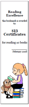 bookmark template for girls