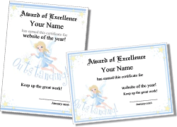 princess certificate design