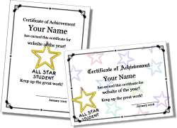 school certificate templates