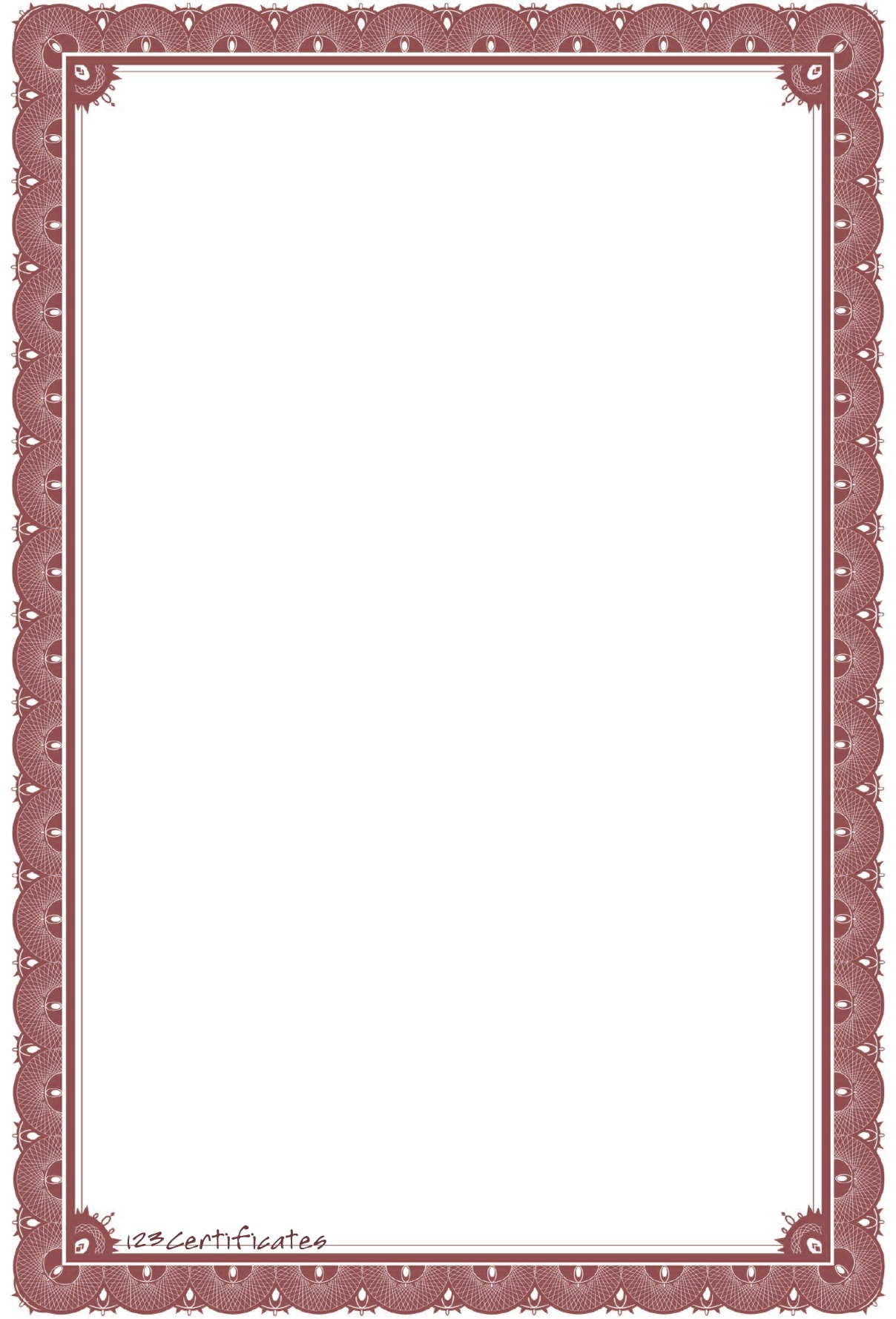 Free Border Templates For Certificates