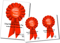 award ribbons to print