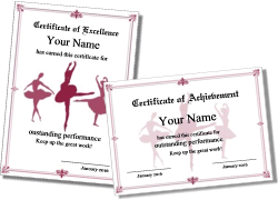 25+ Ballet Certificate Templates