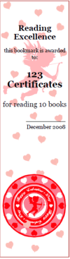 Free Valentine's Day Bookmark Templates