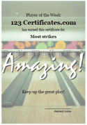 Free Printable Bowling Certificates