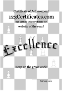 chess award templates