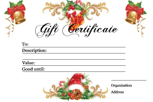 holiday certificate border