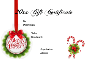 christmas certificate border