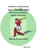make cricket certificates