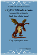 printable dragon certificate templates