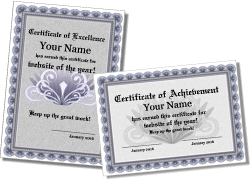 certificate template word free download