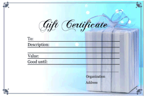 birthday gift certificate template