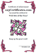celtic knot certificate border