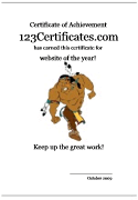 Indians certificate template
