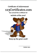 printable cowboys certificate template