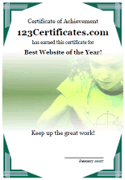 school certificate template with photo