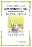 certificate template to print with photo