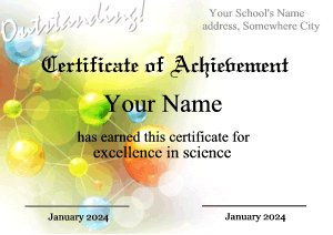 science award for kids