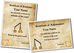 chemistry certificate template