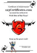 sci-fi certificate template