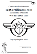 science fiction certificate border