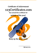 free printable snowboarding certificate