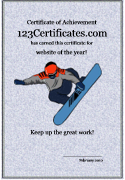 snowboard school certificate of completion