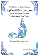 certificates borders online