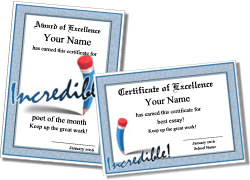 formal writing certificate template